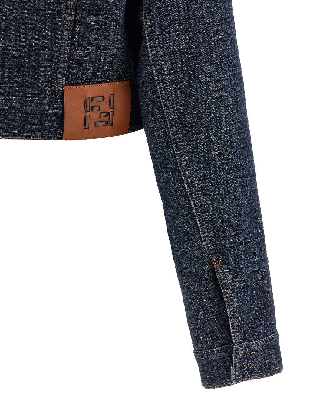 Fendi Denim Women's Blue Cotton Denim Jacket