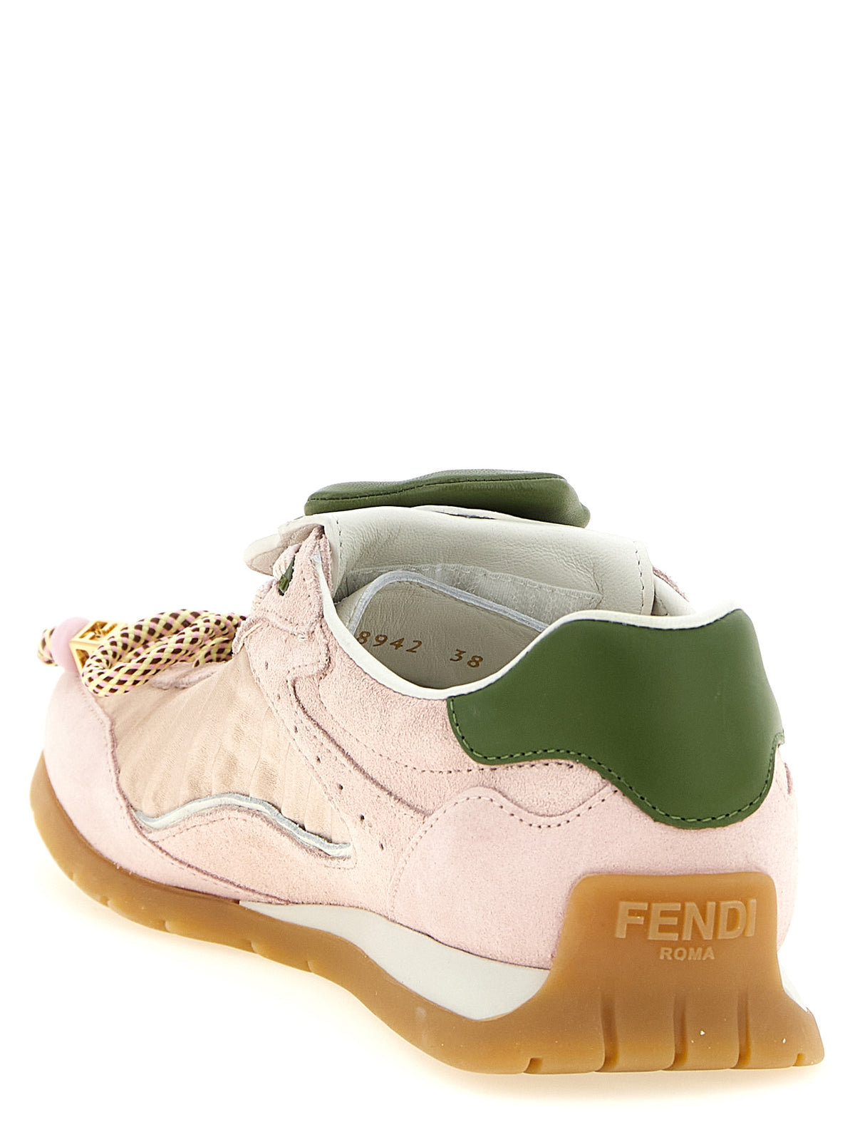 Fendi Women's Multicolor Calfskin Athletic Sneakers