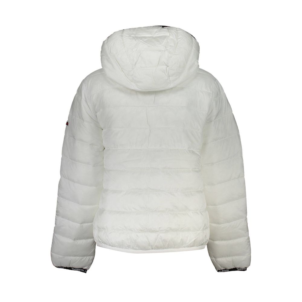 Tommy Hilfiger Long-Sleeved Women's White Polyester Full-Length Jacket