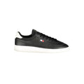 Tommy Hilfiger Men's Black Polyurethane Sneakers