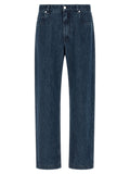 Fendi Men's Blue Cotton Flared Jeans