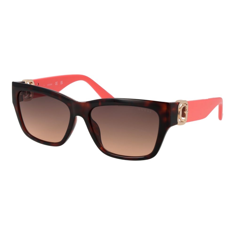 Guess GU00105 5652F Women's Brown Rectangle Sunglasses