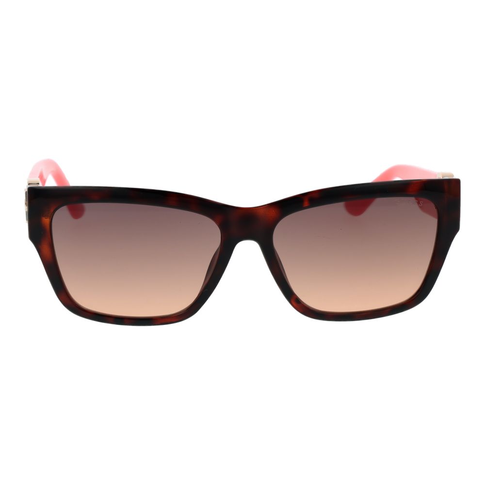 Guess GU00105 5652F Women's Brown Rectangle Sunglasses