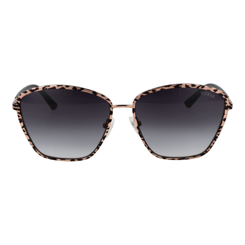 Rose Gold Metal Sunglasses