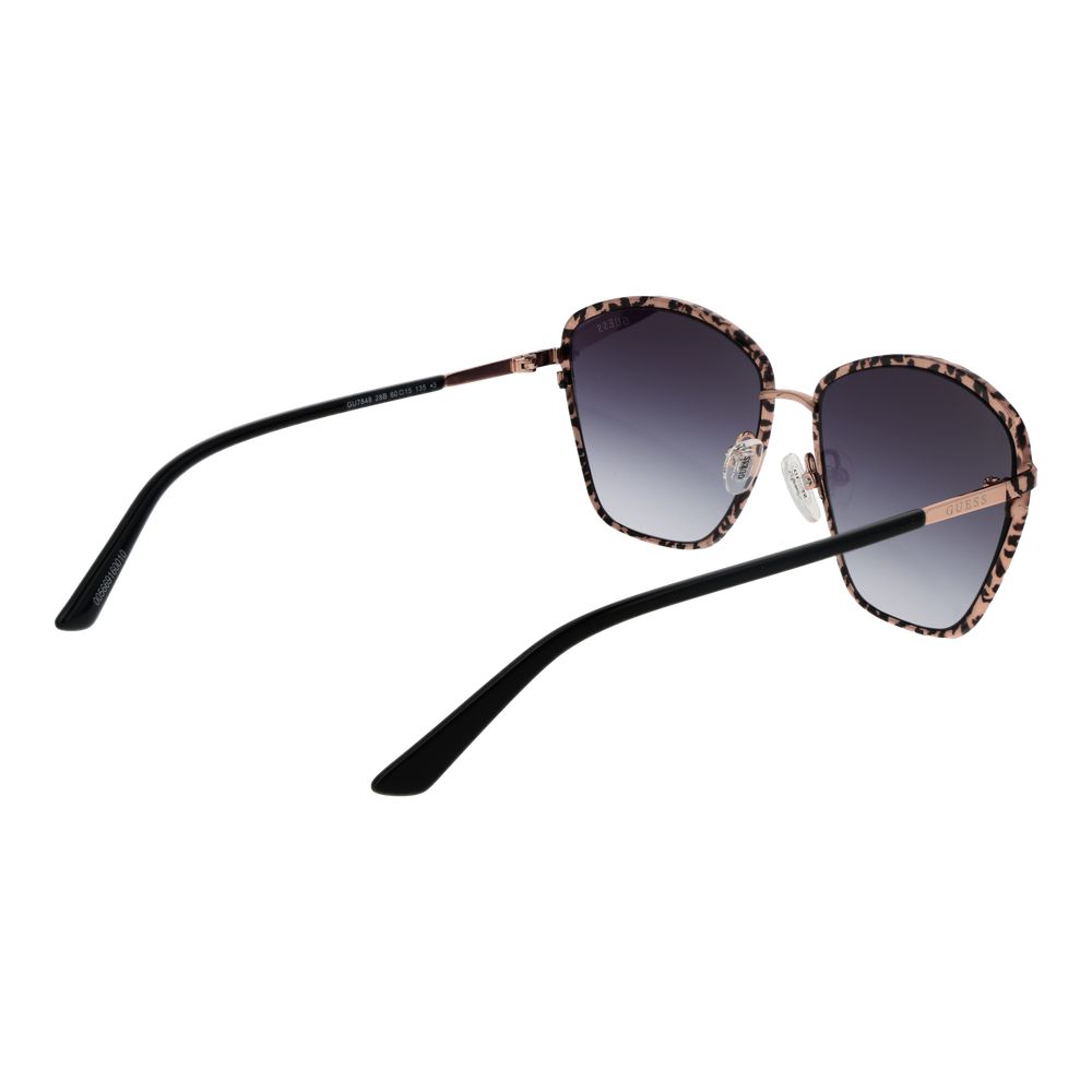 Rose Gold Metal Sunglasses