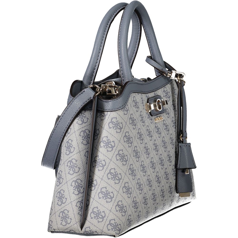 Guess Jeans Lindsey Women's Blue Polyurethane Handbag