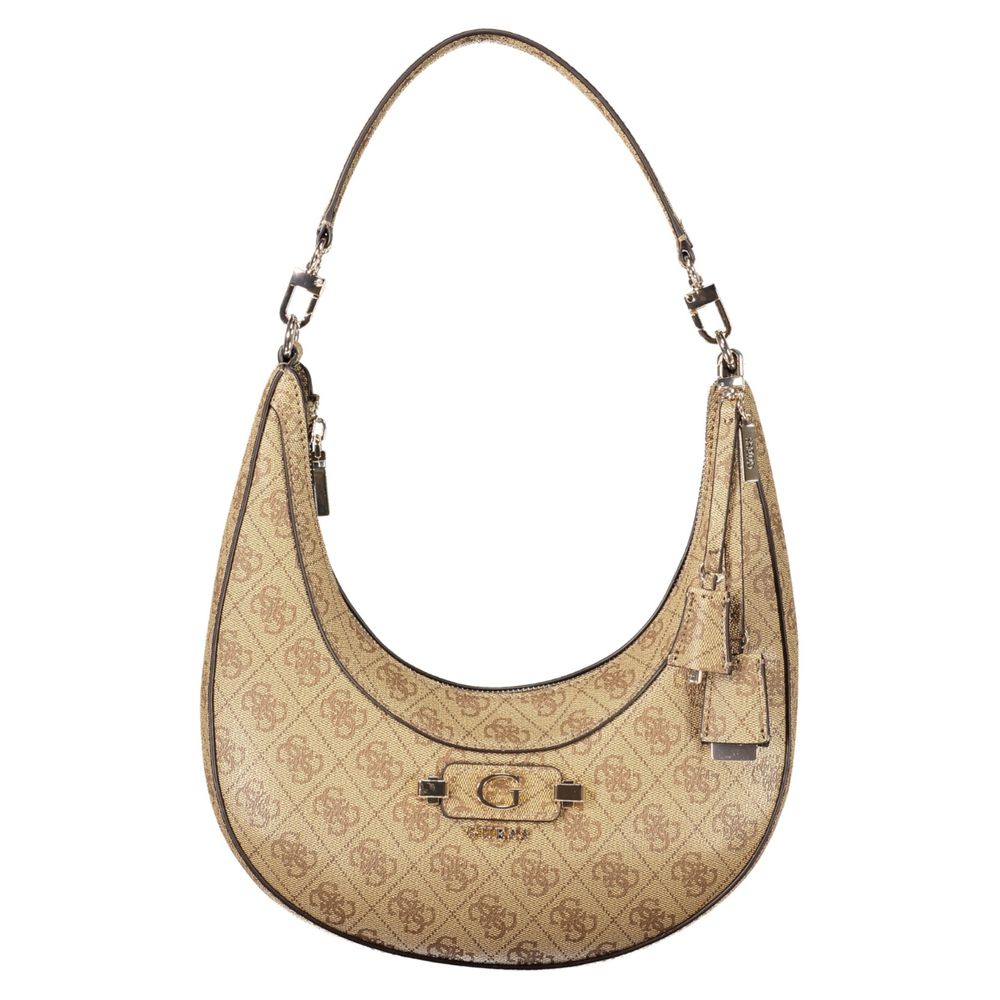 Guess Jeans Women's Beige Polyurethane Handbag