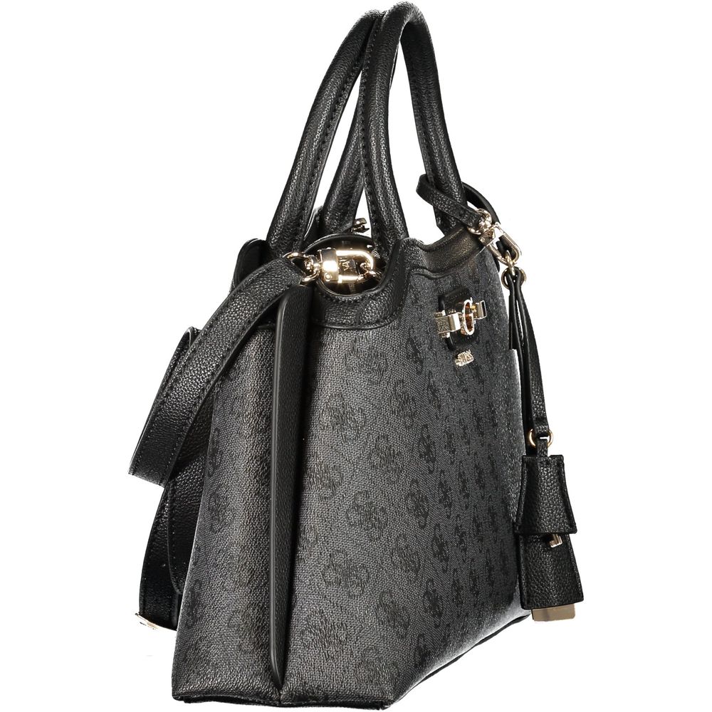 Guess Jeans Lindsey Women's Black Polyurethane Handbag