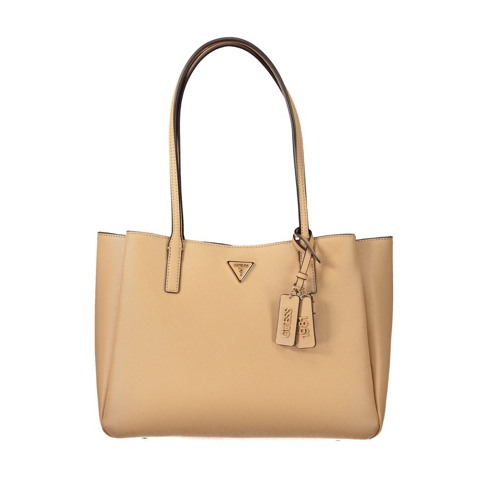 Guess Noelle II Women's Beige Shoulder Bag