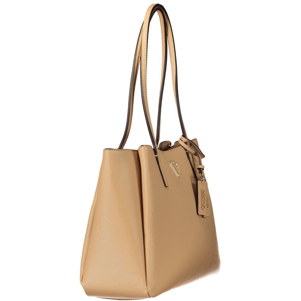 Guess Noelle II Women's Beige Shoulder Bag