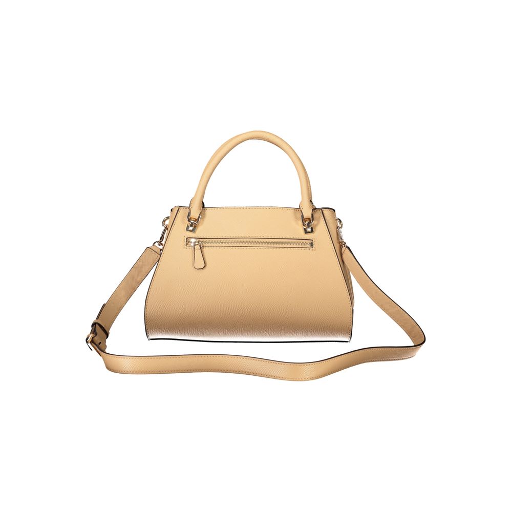 Guess Jeans Women's Beige Polyurethane Handbag