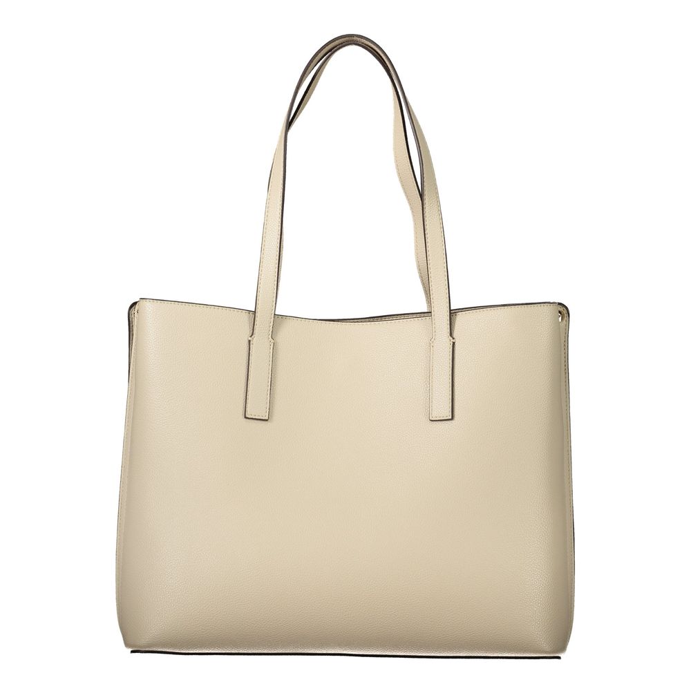 Guess Jeans Women's Beige Polyurethane Handbag