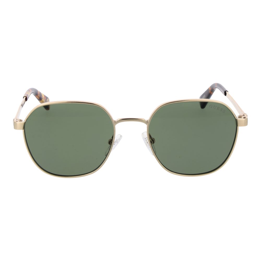 Guess GU5215 5133N Unisex Gold Trapezium Sunglasses
