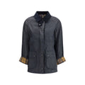 Barbour Women's Heritage Waxed Jacket - Blue - product image 1