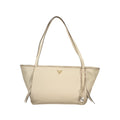 Guess Jeans Women's Beige Polyurethane Handbag
