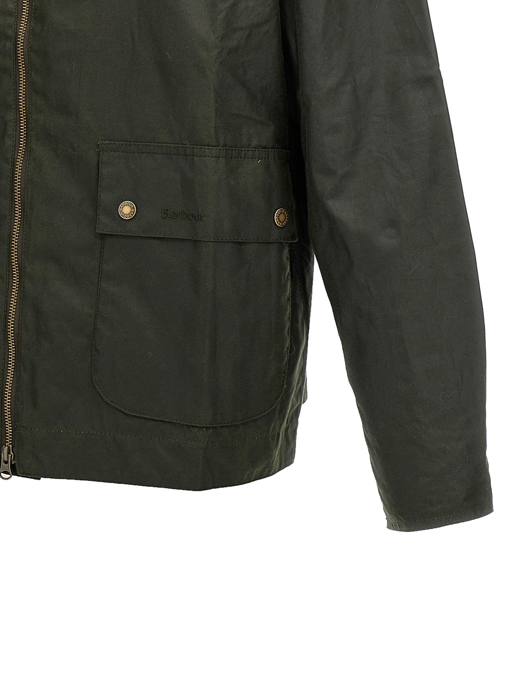 Barbour Men's Short Bedale Waxed Jacket - Green - product image 4