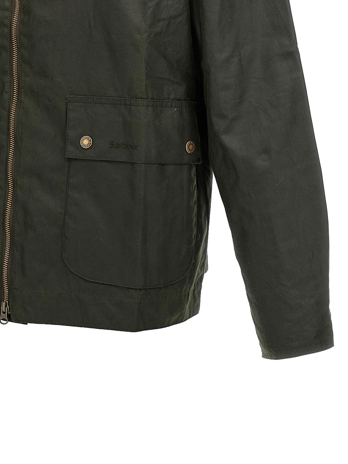 Barbour Men's Short Bedale Waxed Jacket - Green - product image 4