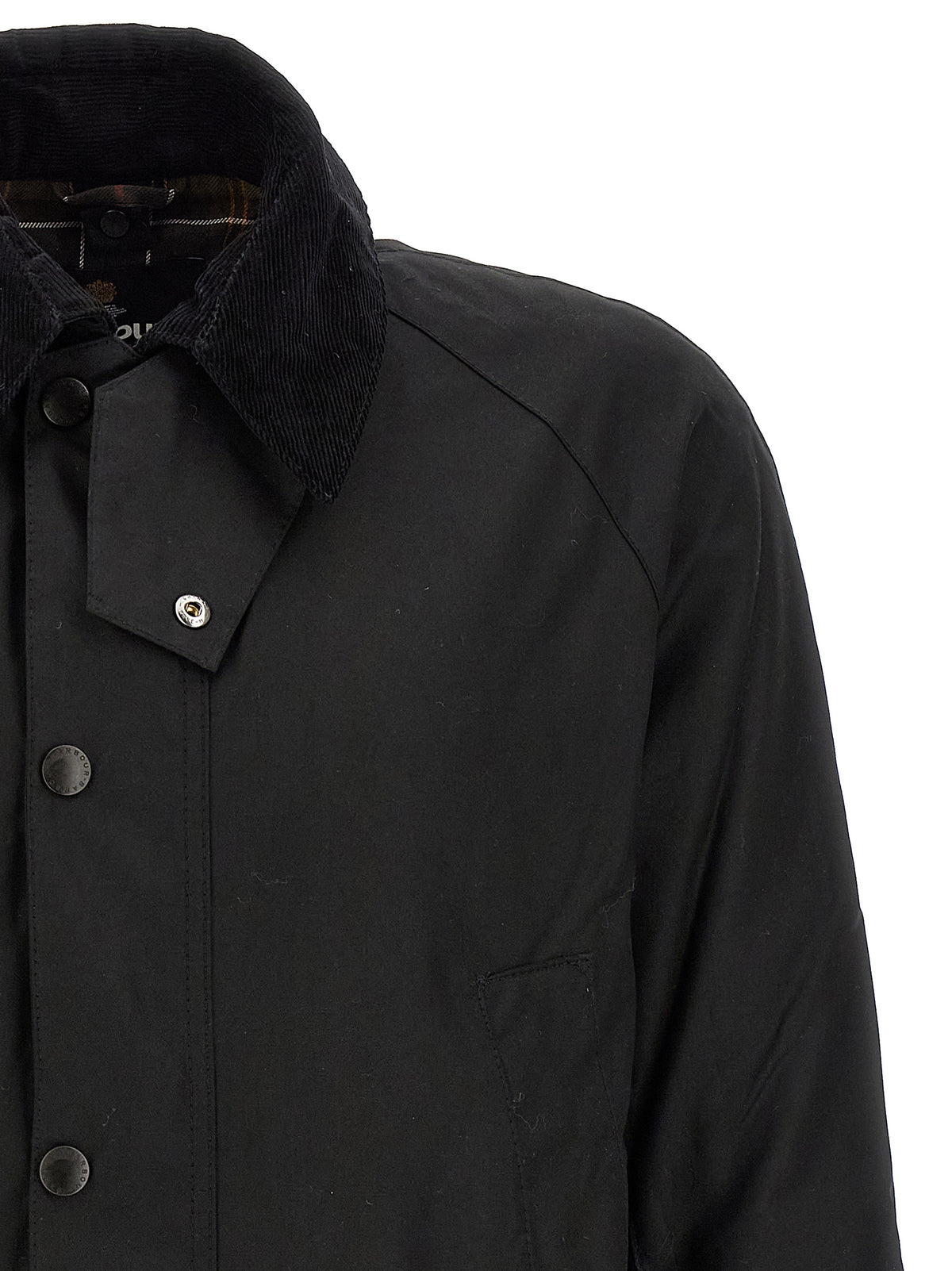 Barbour Men's Ashby Waxed Cotton Jacket - Black - product image 4
