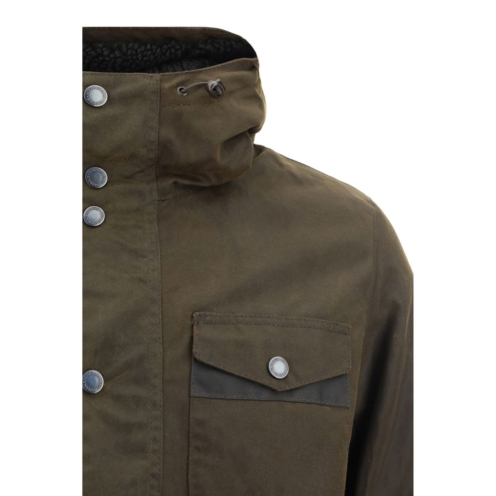 Barbour Men's Hooded Cotton Utility Jacket - product image 3