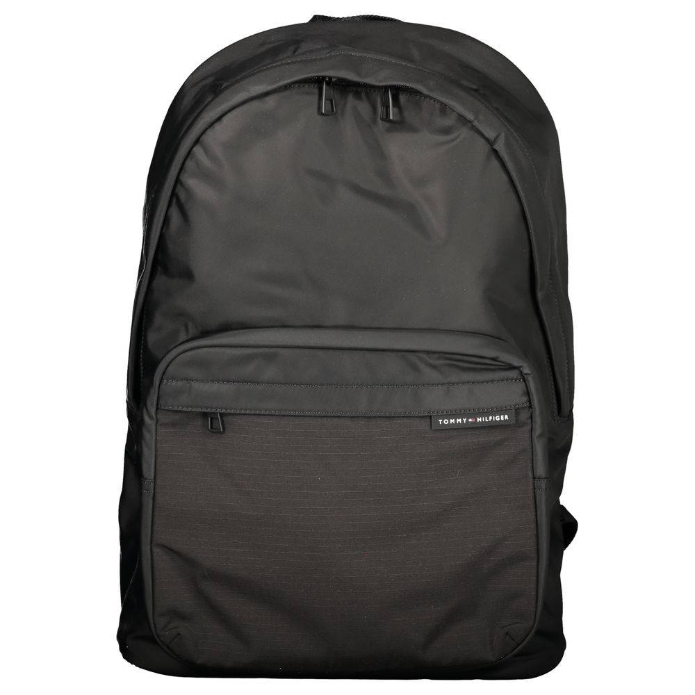 Tommy Hilfiger Men's Black Polyester Backpack - image 1