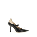 Fendi Women's Black Calf Leather High-Heel Pumps
