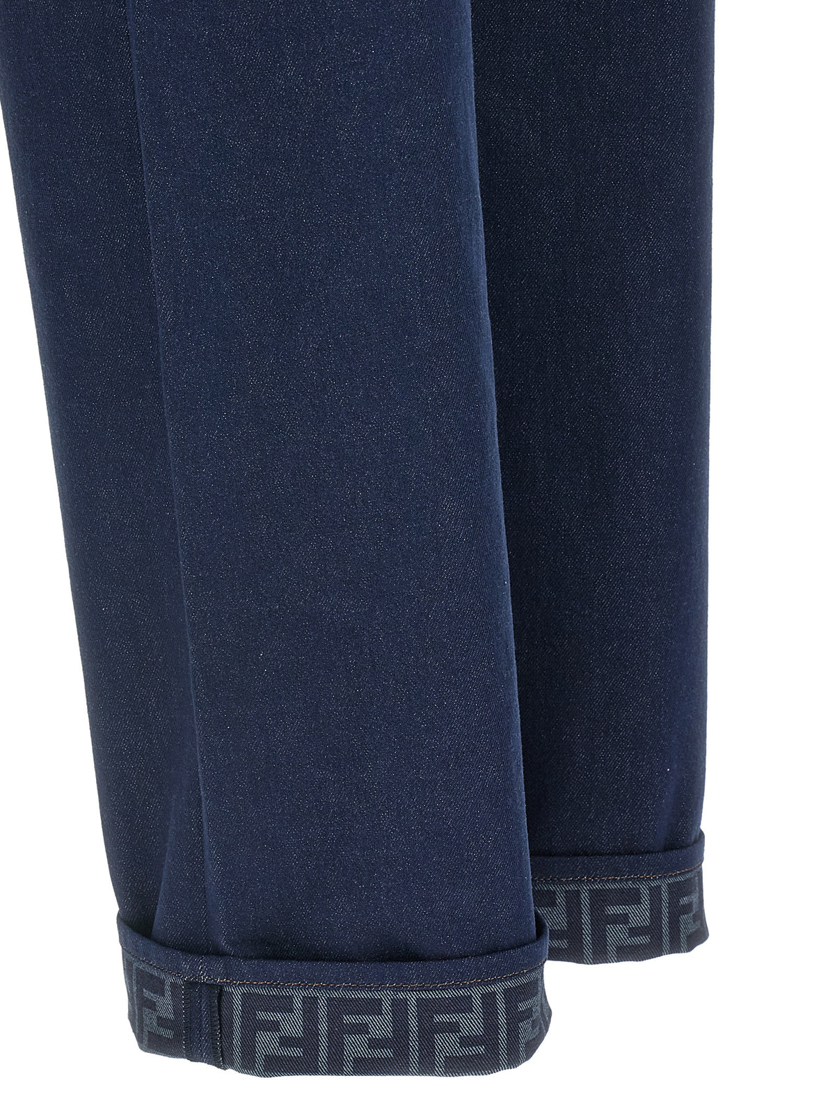Fendi Women's Blue Cotton Jeans