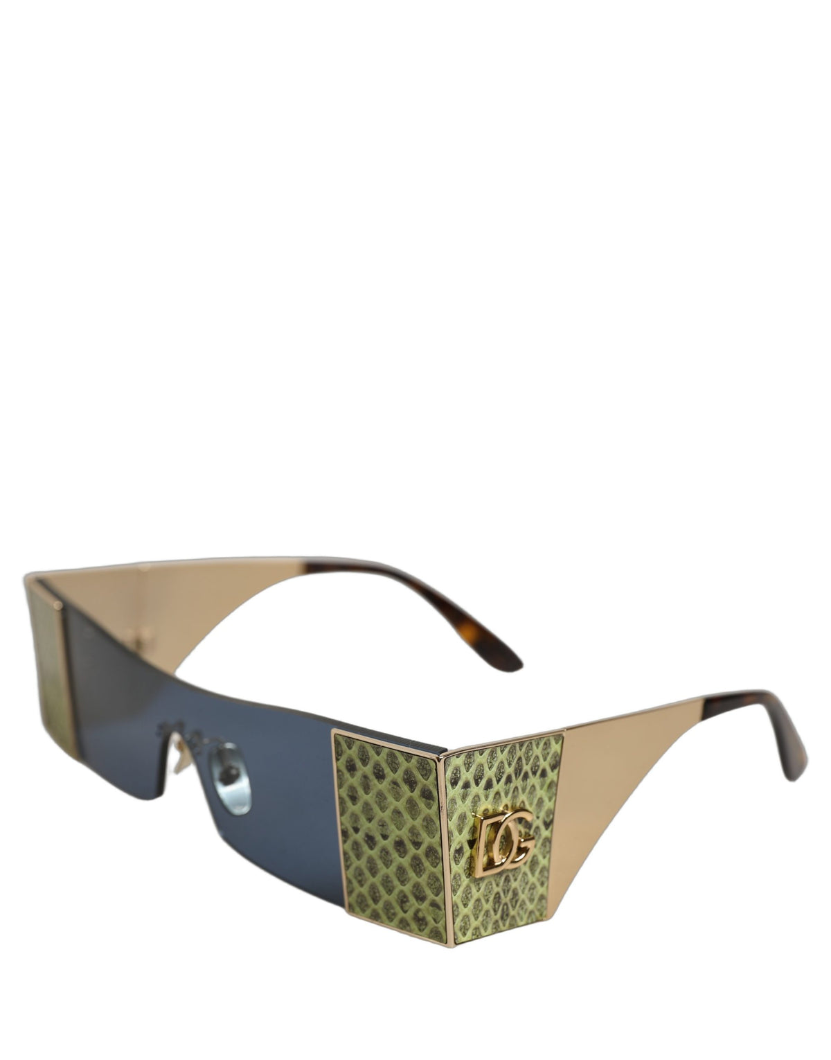 Dolce & Gabbana DG2263 Women's Green Rectangular Sunglasses