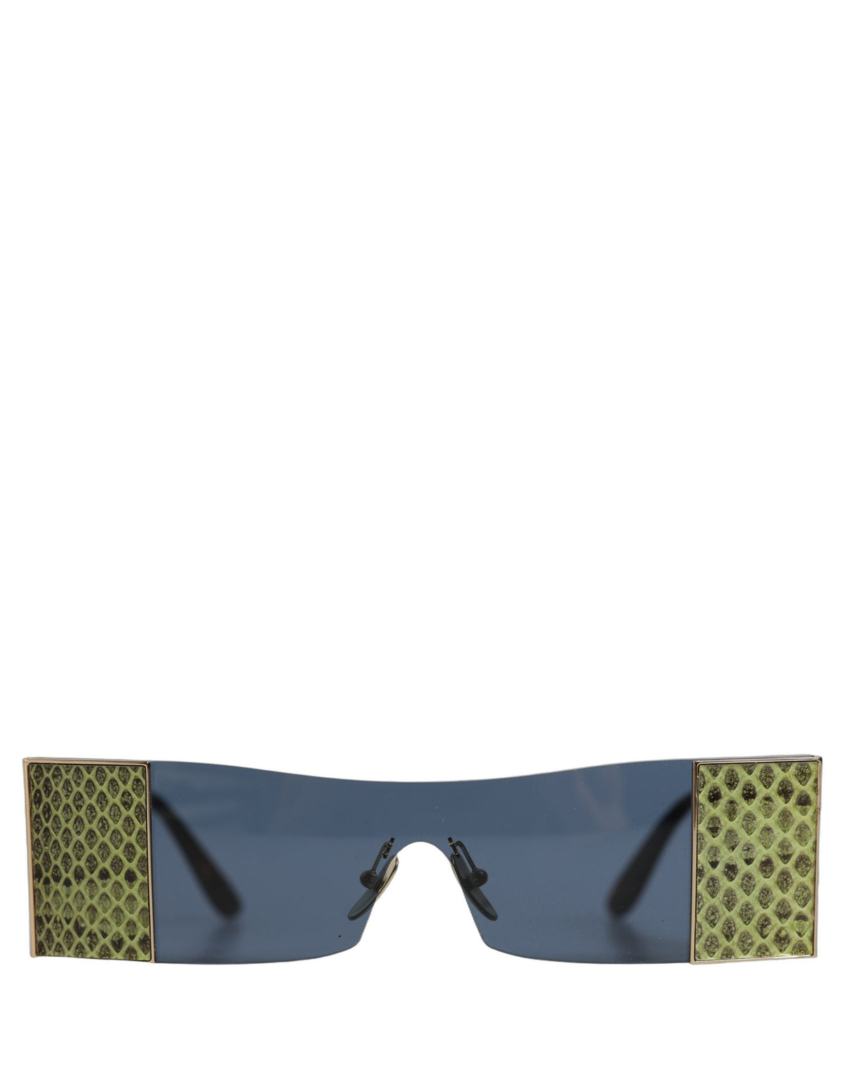 Dolce & Gabbana DG2263 Women's Green Rectangular Sunglasses