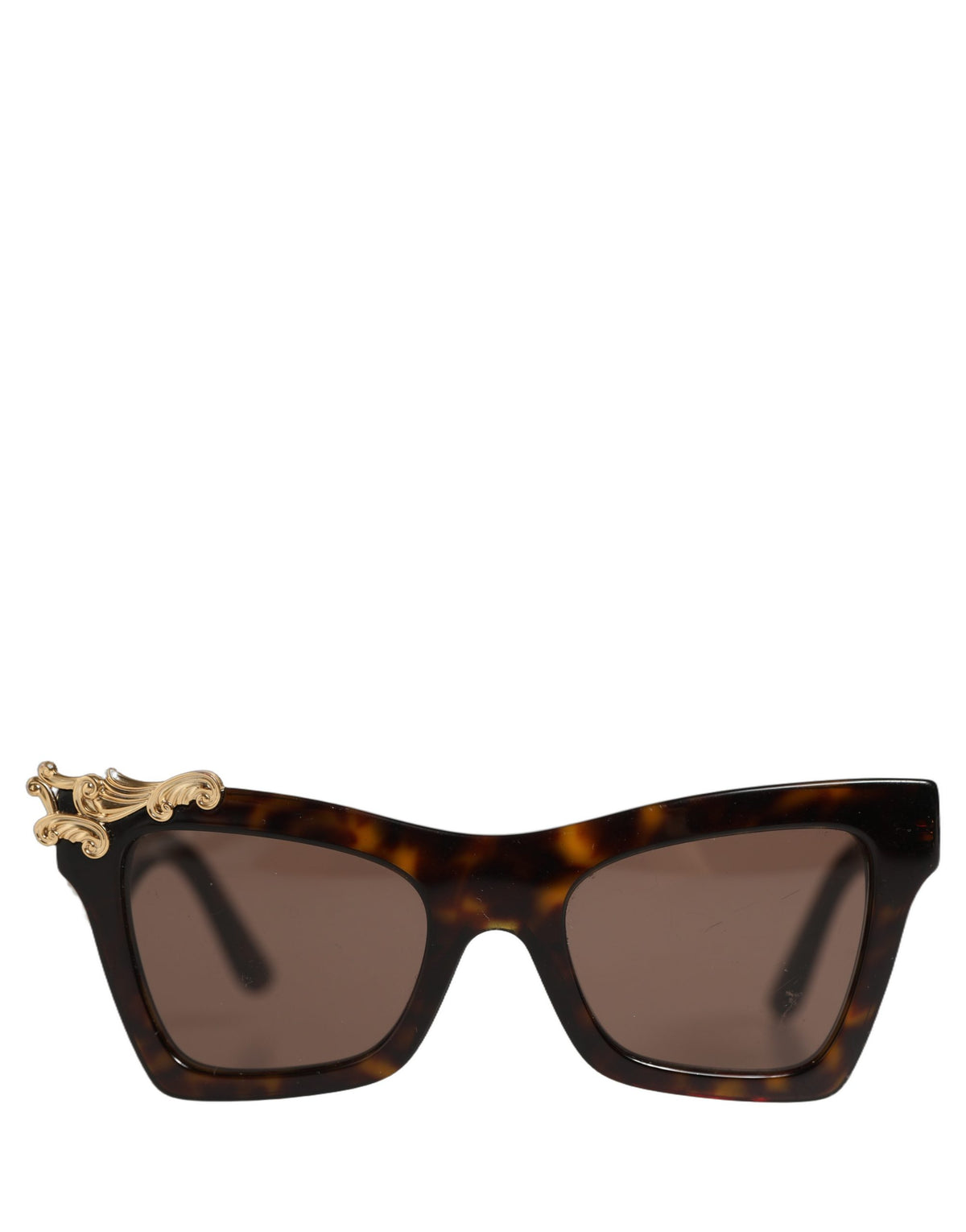 Dolce & Gabbana DG4434 Women's Gold Cat-Eye Sunglasses