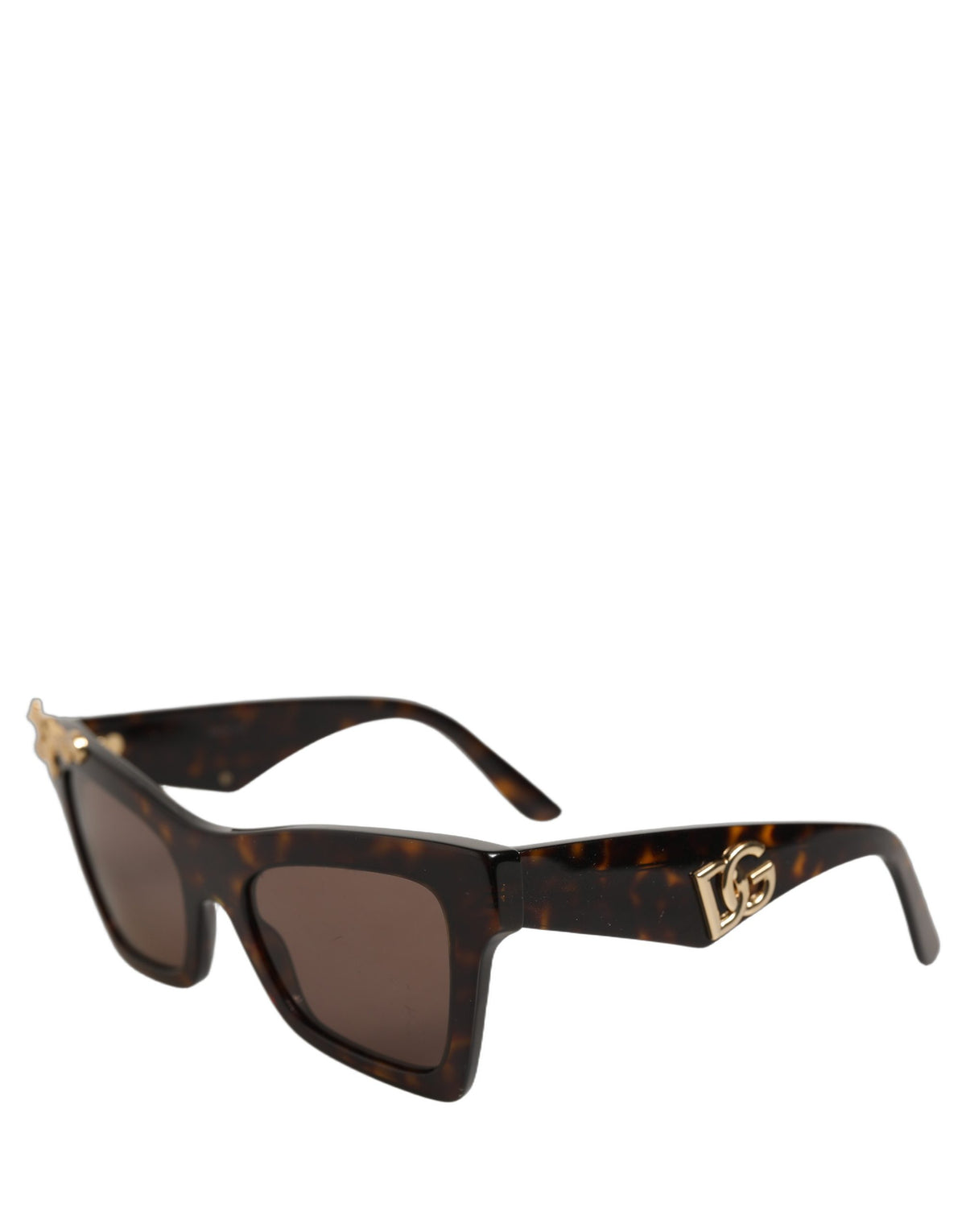 Dolce & Gabbana DG4434 Women's Gold Cat-Eye Sunglasses