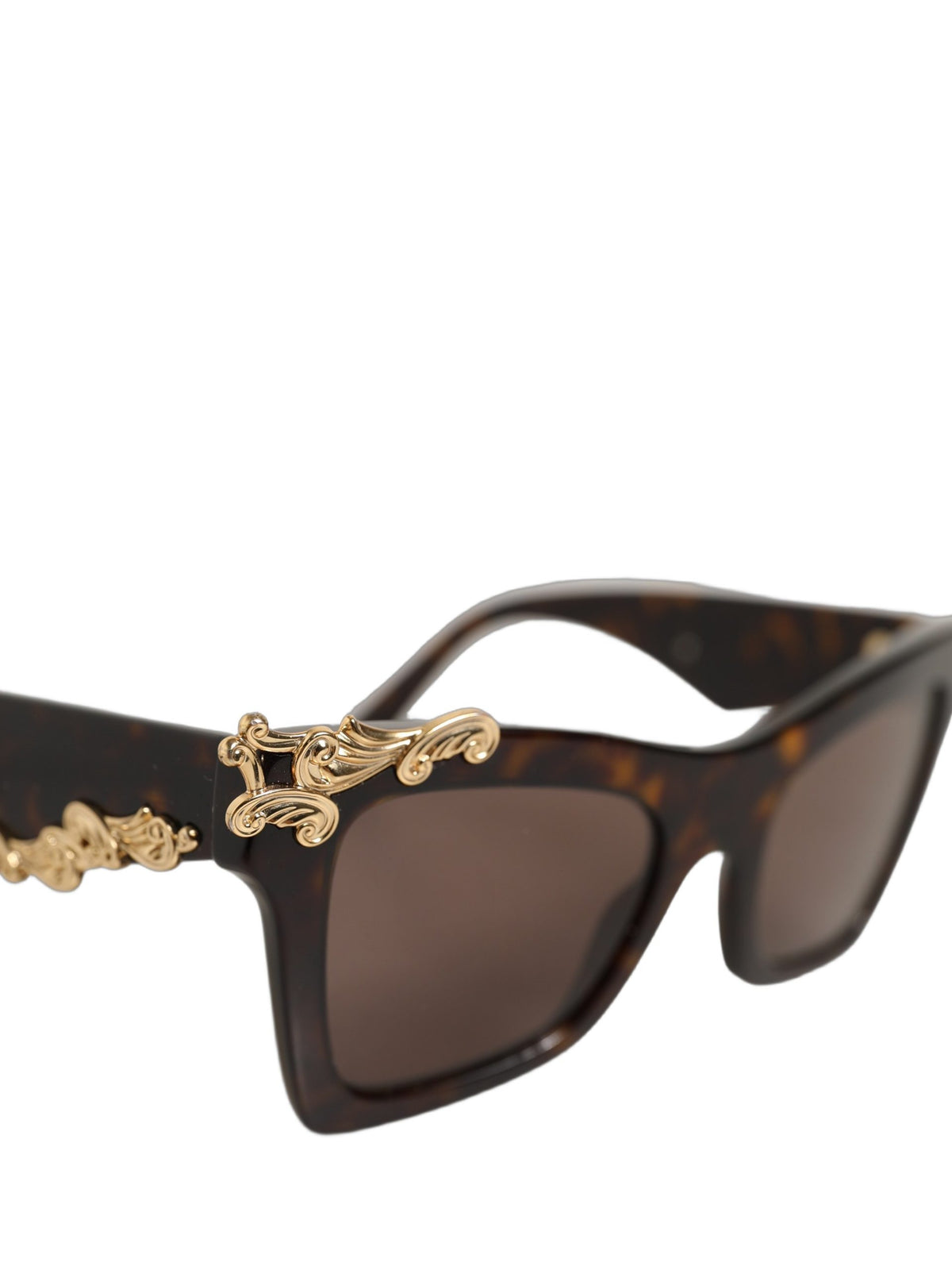Dolce & Gabbana DG4434 Women's Gold Cat-Eye Sunglasses