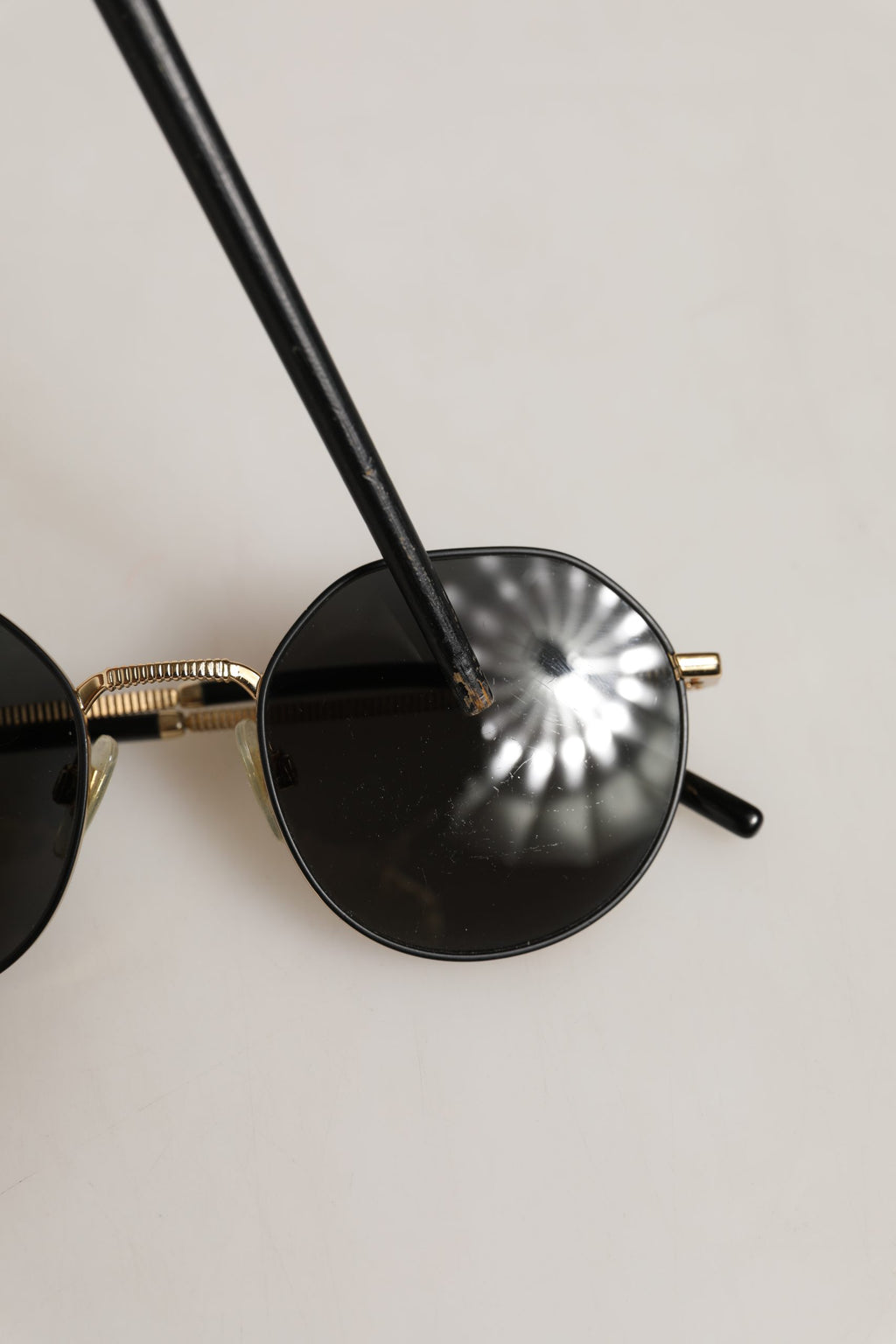 Dolce & Gabbana DG2286 Women's Gold Round Sunglasses
