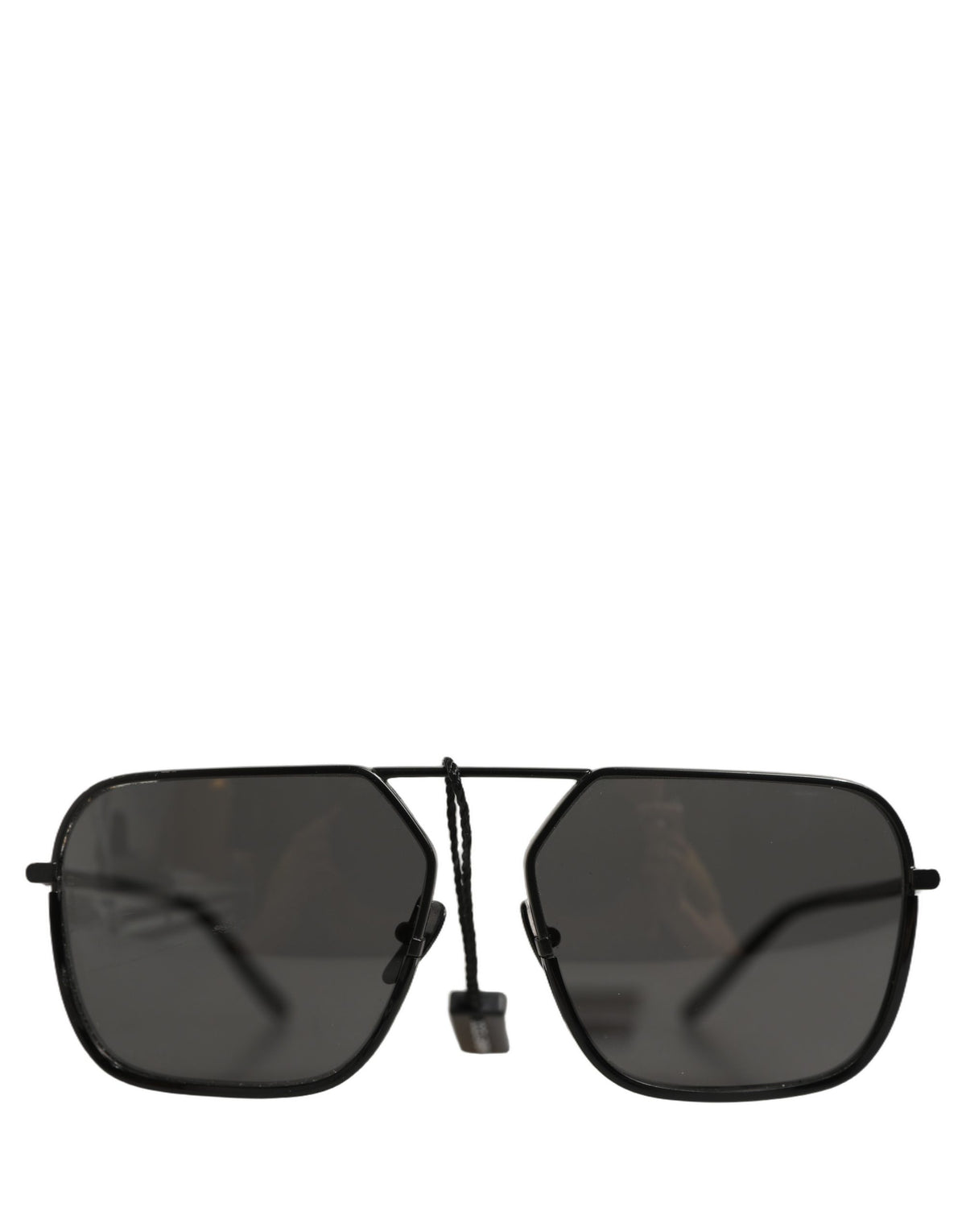 Dolce & Gabbana DG2193J Women's Black Rectangular Sunglasses