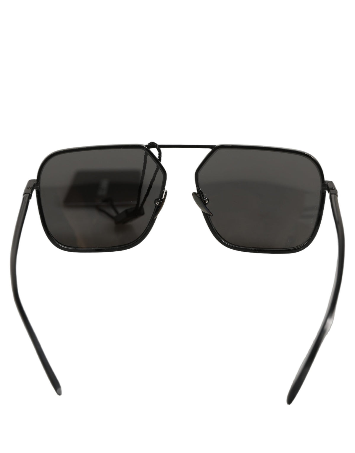 Dolce & Gabbana DG2193J Women's Black Rectangular Sunglasses