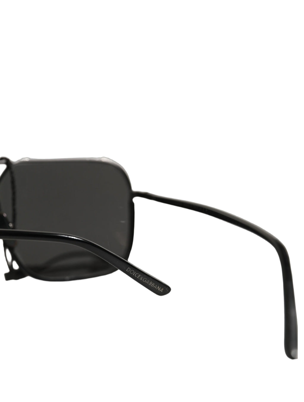 Dolce & Gabbana DG2193J Women's Black Rectangular Sunglasses