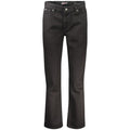 Guess Jeans Women's Black Cotton Straight-Leg Jeans