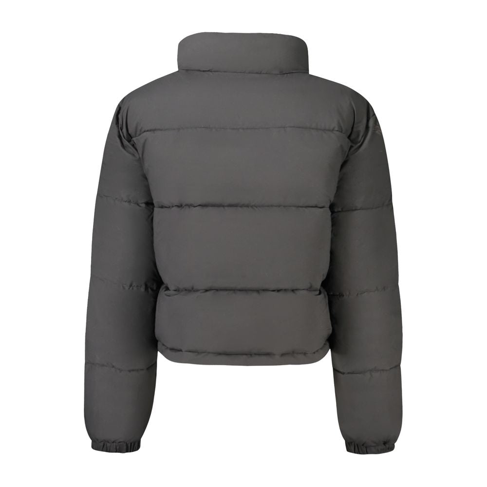Guess Jeans Women's Black Polyester Full-Length Jacket