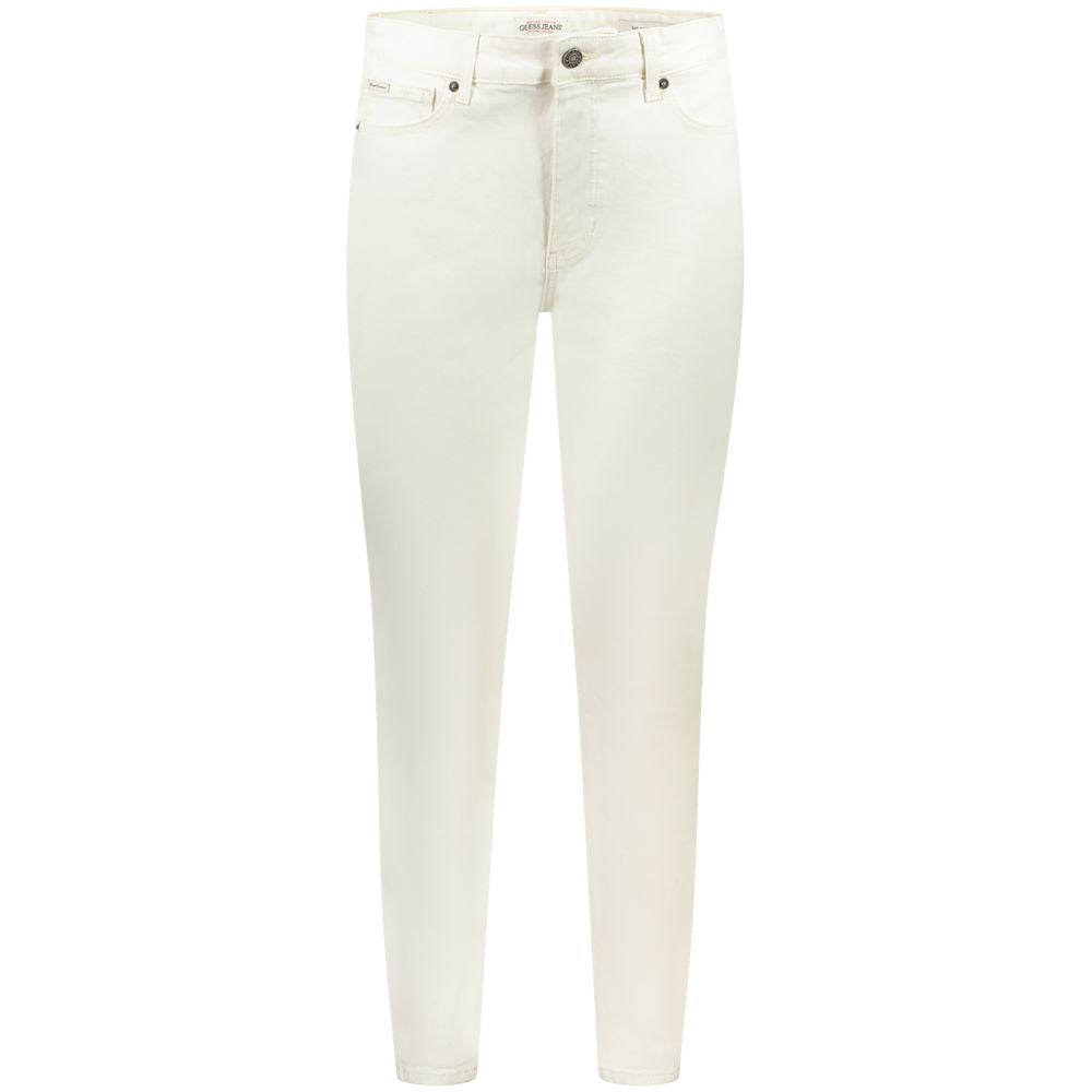 Guess Jeans G05 Skinny Women's White Cotton Skinny Jeans