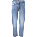 Tommy Hilfiger Mom Women's Blue Cotton Mom Jeans