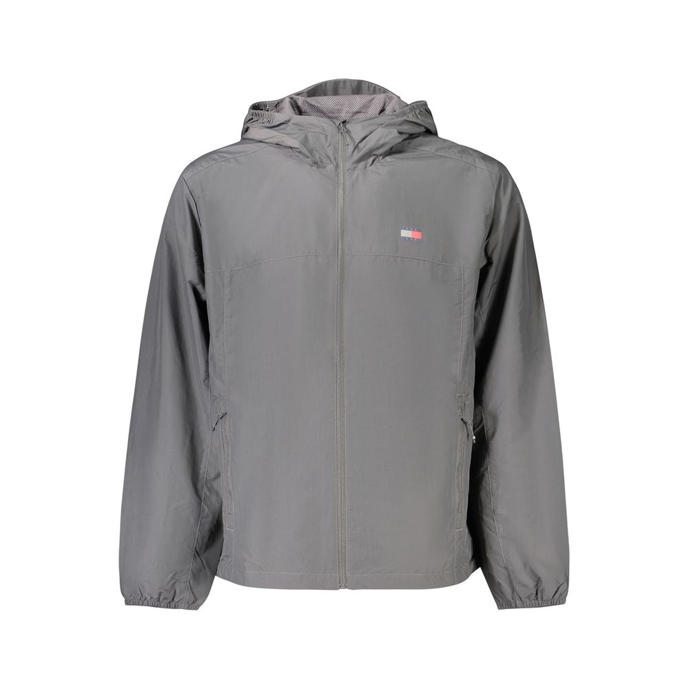Tommy Hilfiger Men's Gray Polyamide Shell Jacket