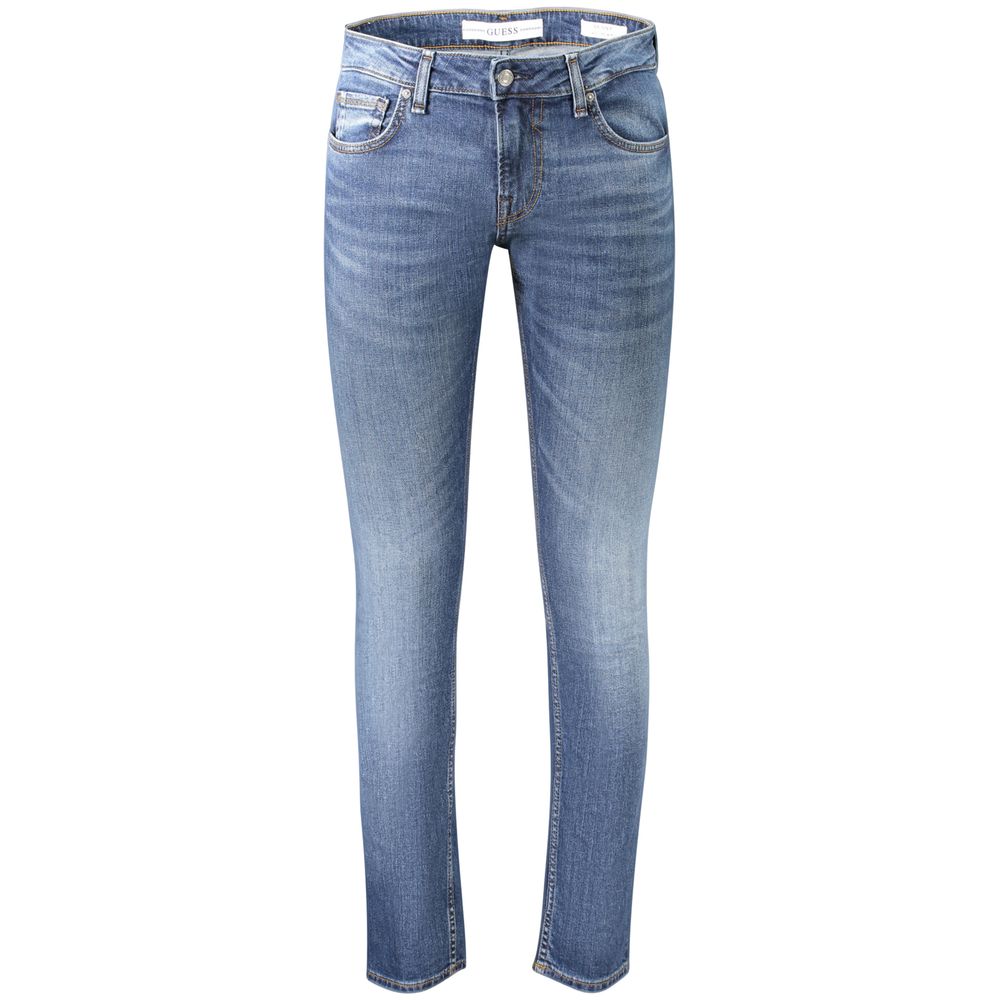 Guess Jeans Skinny Men's Blue Cotton Skinny Jeans