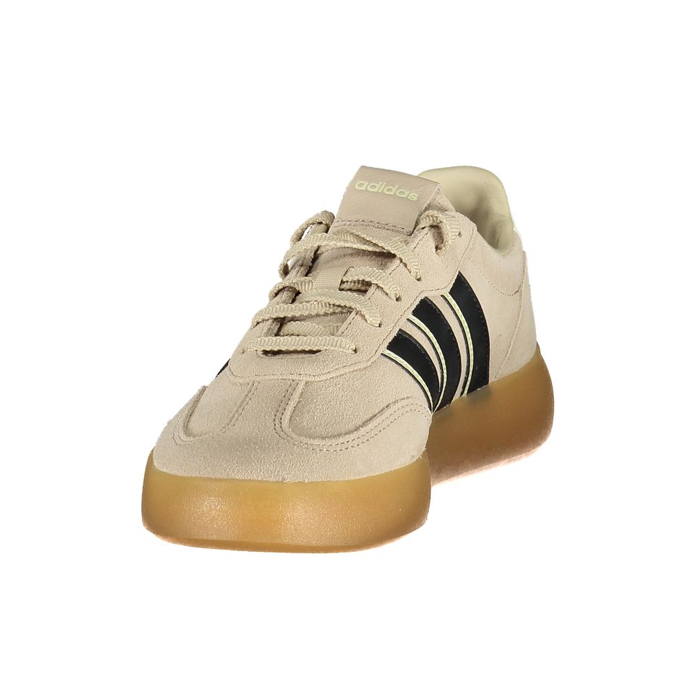 Adidas Women's Beige Polyurethane Sneakers