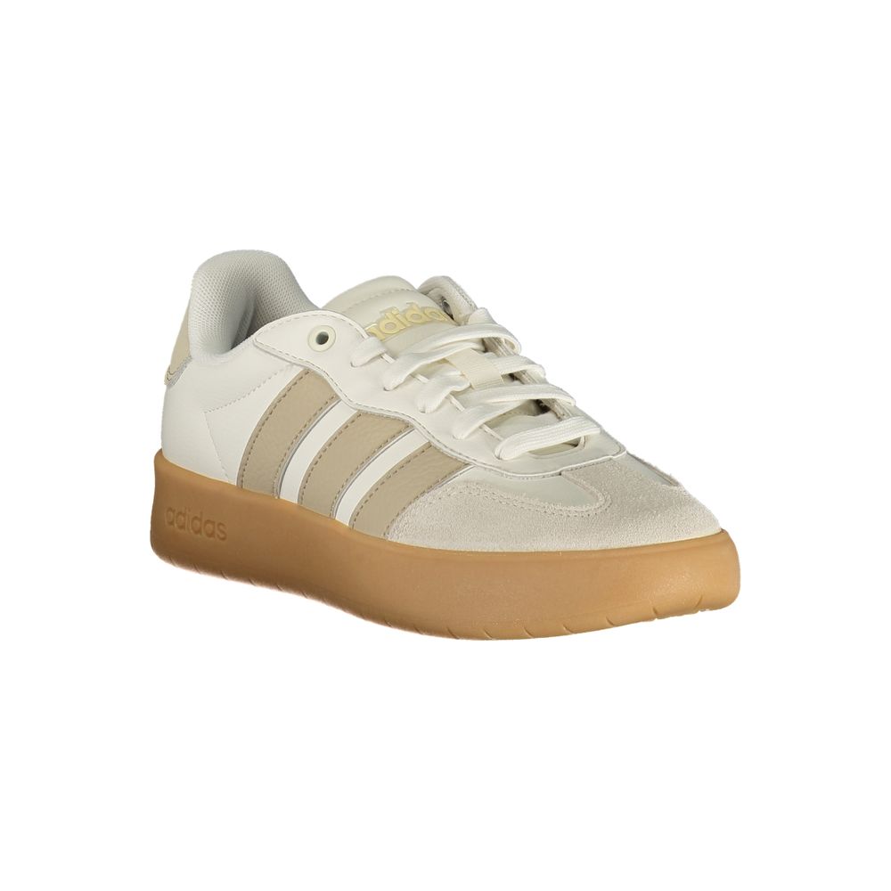 Adidas Women's White Polyester Sneakers