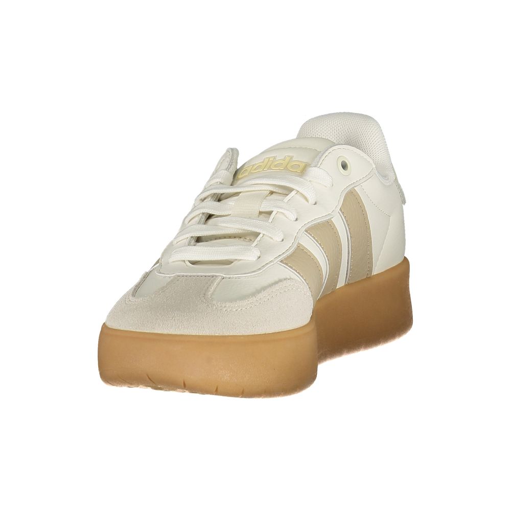 Adidas Women's White Polyester Sneakers