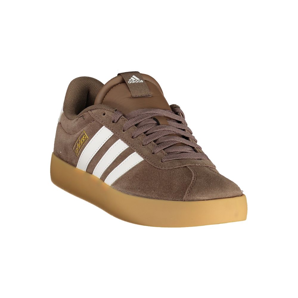 Adidas Men's Brown Polyurethane Sneakers
