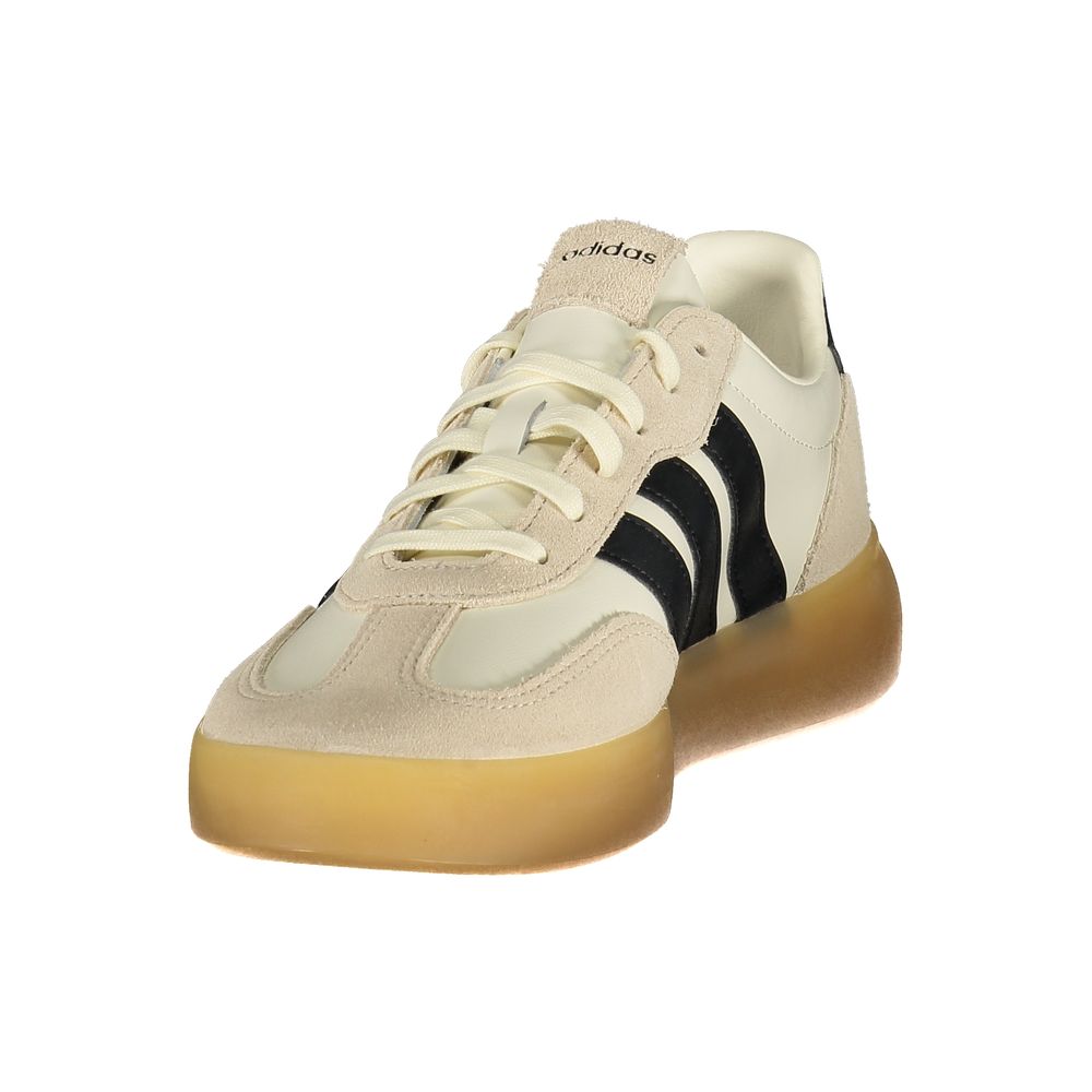Adidas Men's White Leather Sneakers