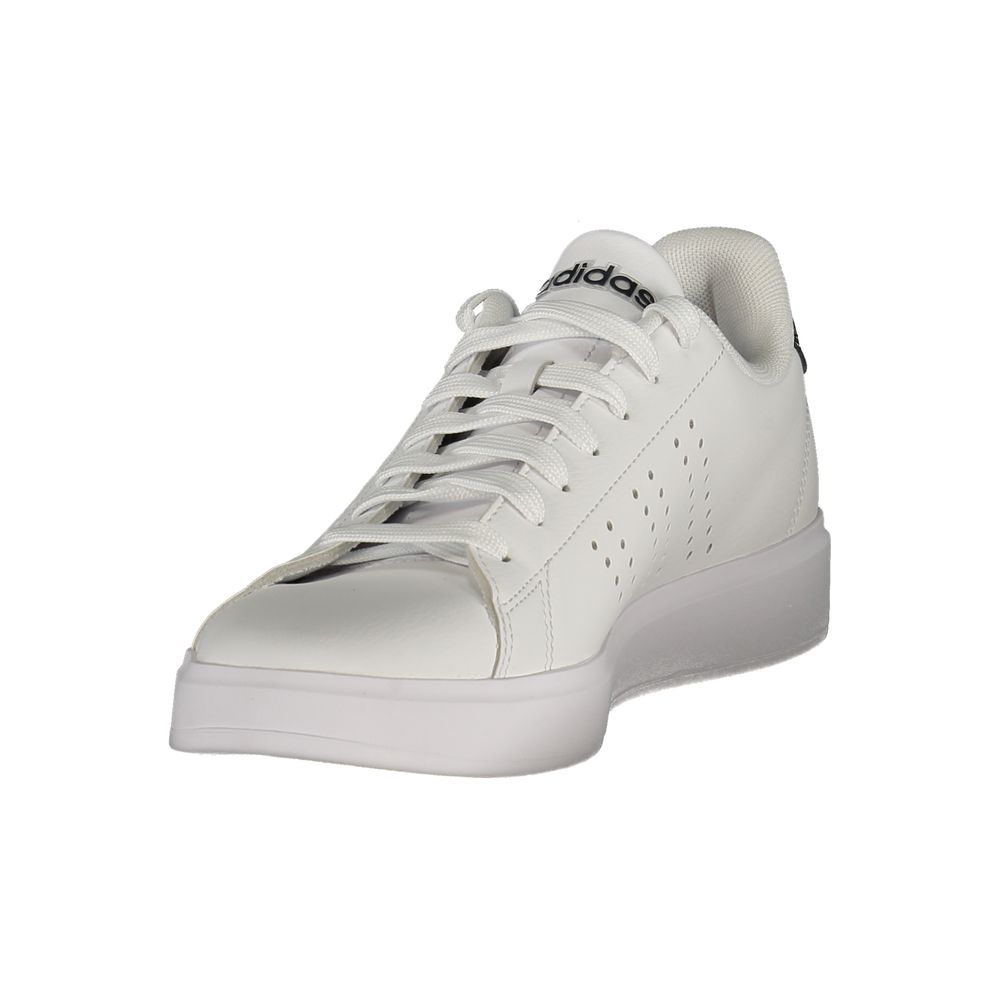 Adidas Men's White Polyurethane Sneakers