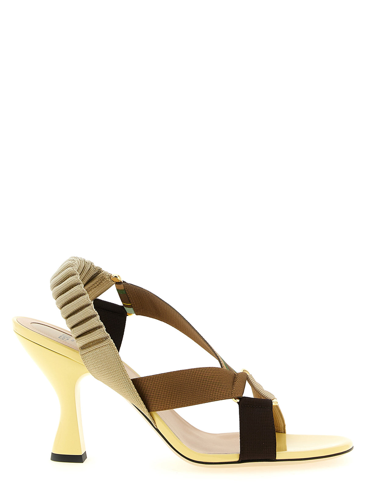 Fendi Women's Multicolor Viscose Mid-Heel Pumps