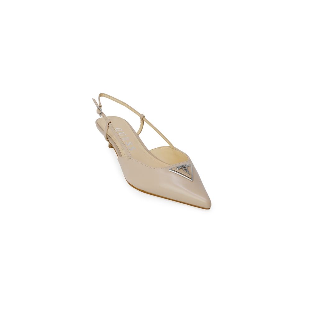Guess Women's Beige Polyester High-Heel Pumps