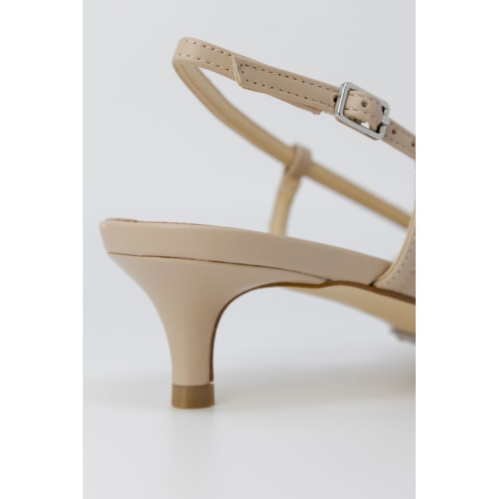 Guess Women's Beige Polyester High-Heel Pumps